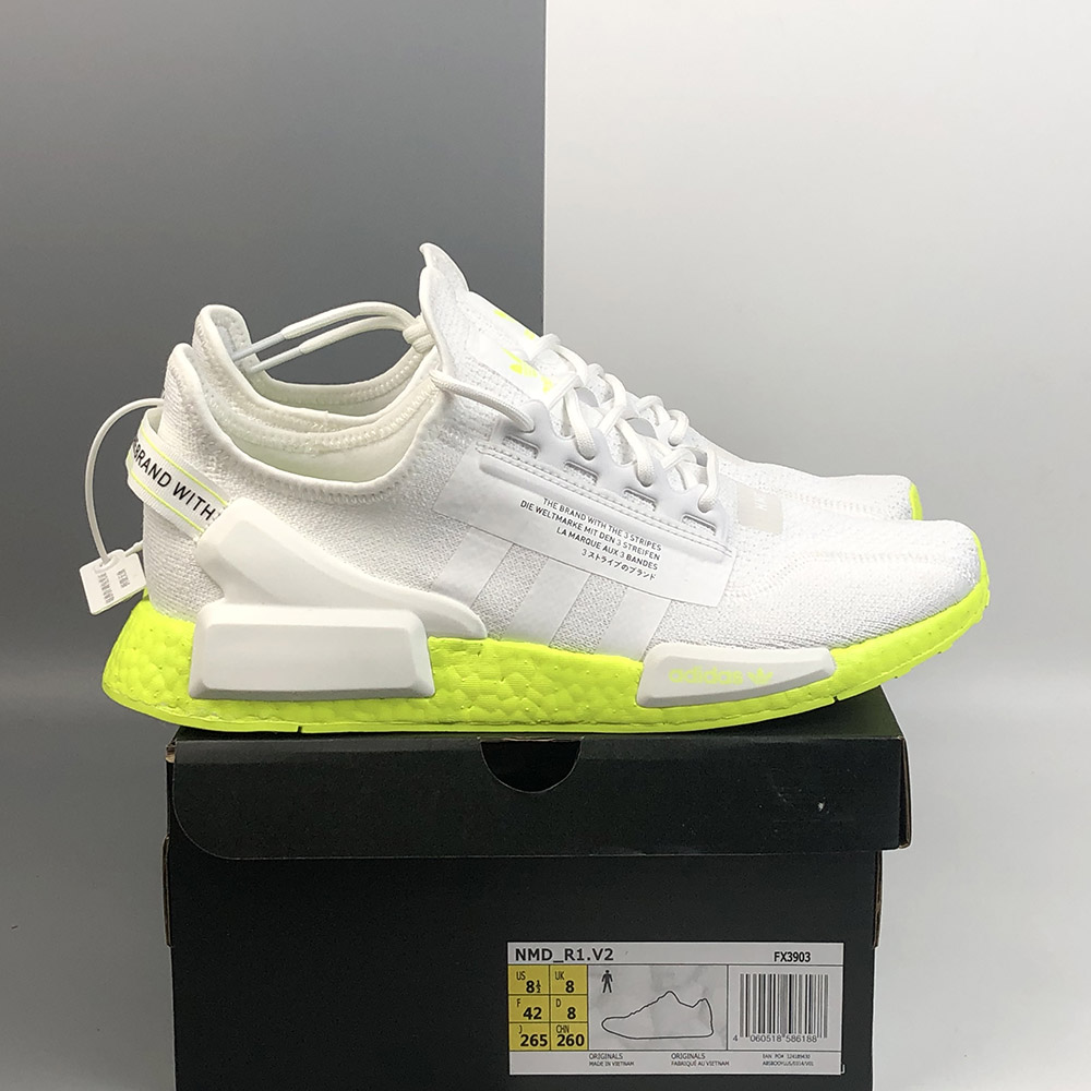 adidas NMD R1 V2 White Volt FX3903 For Sale – The Sole Line