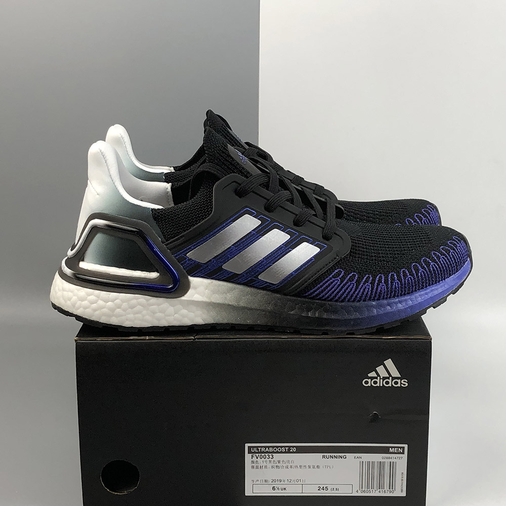 adidas Ultra Boost 2020 Black/Silver Metallic/Cloud White For Sale – The Sole Line