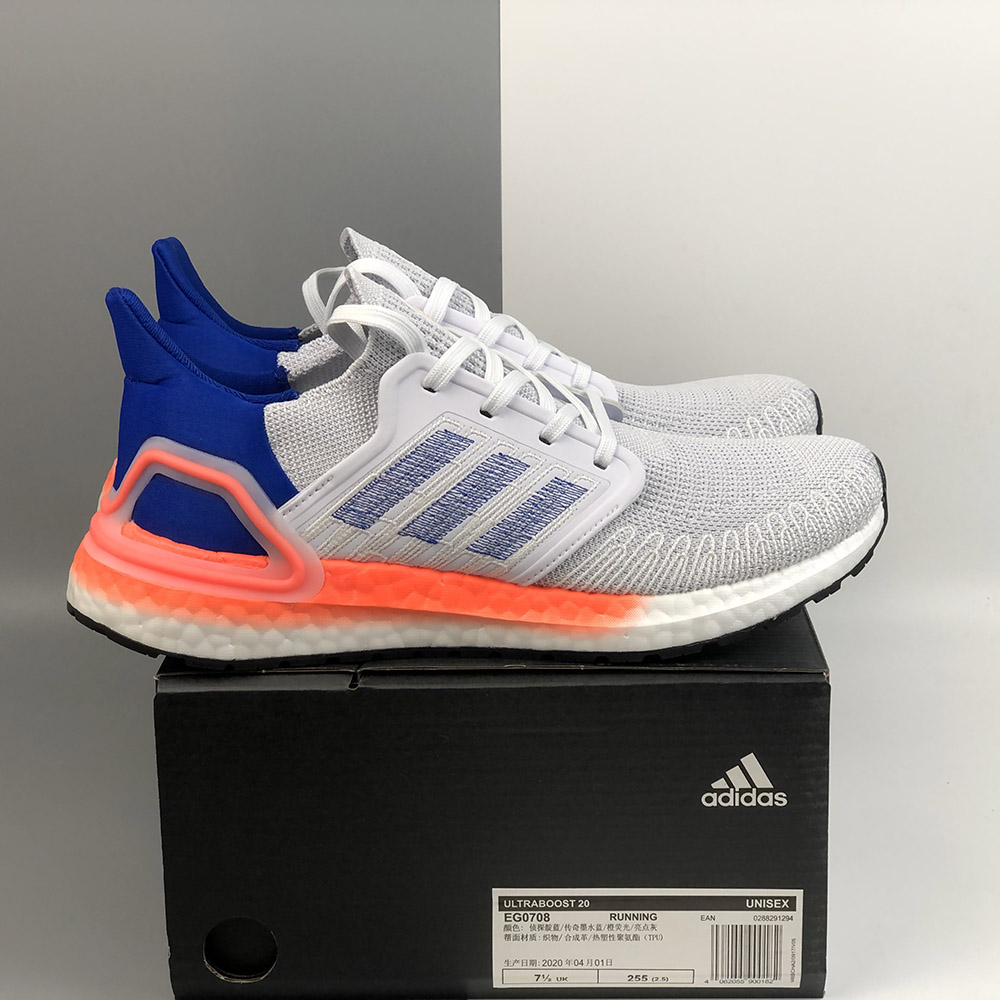 adidas ultra boost white and blue