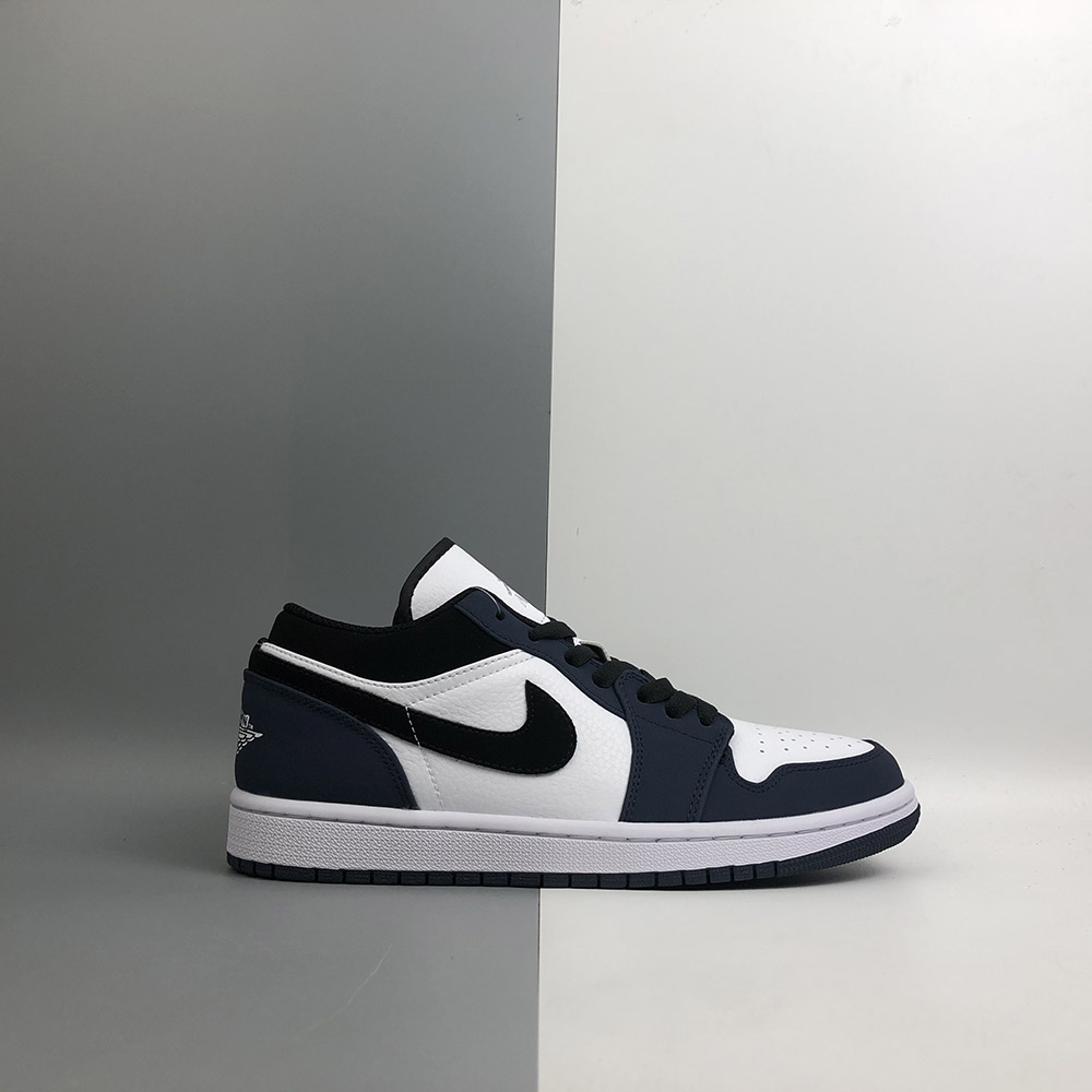 nike air jordan 1 low white and black