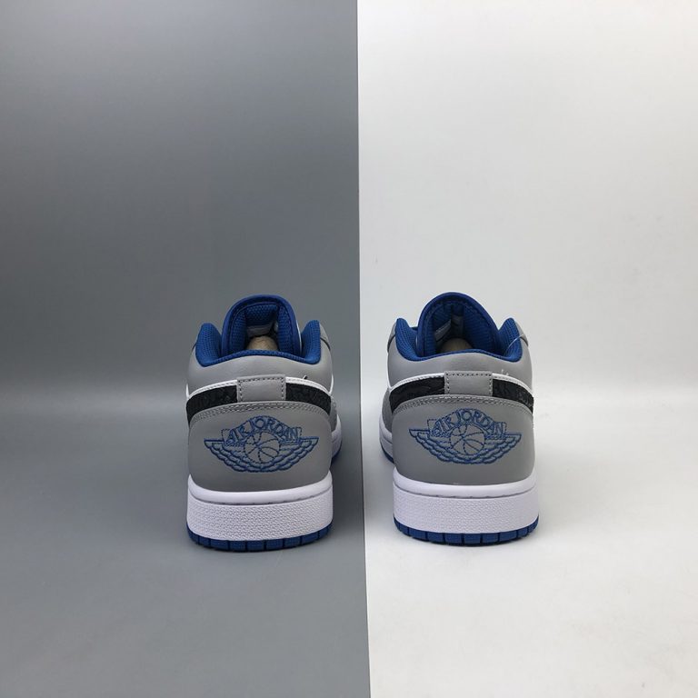 Air Jordan 1 Low White/True Blue-Cement Grey-Black For Sale â The Sole Line