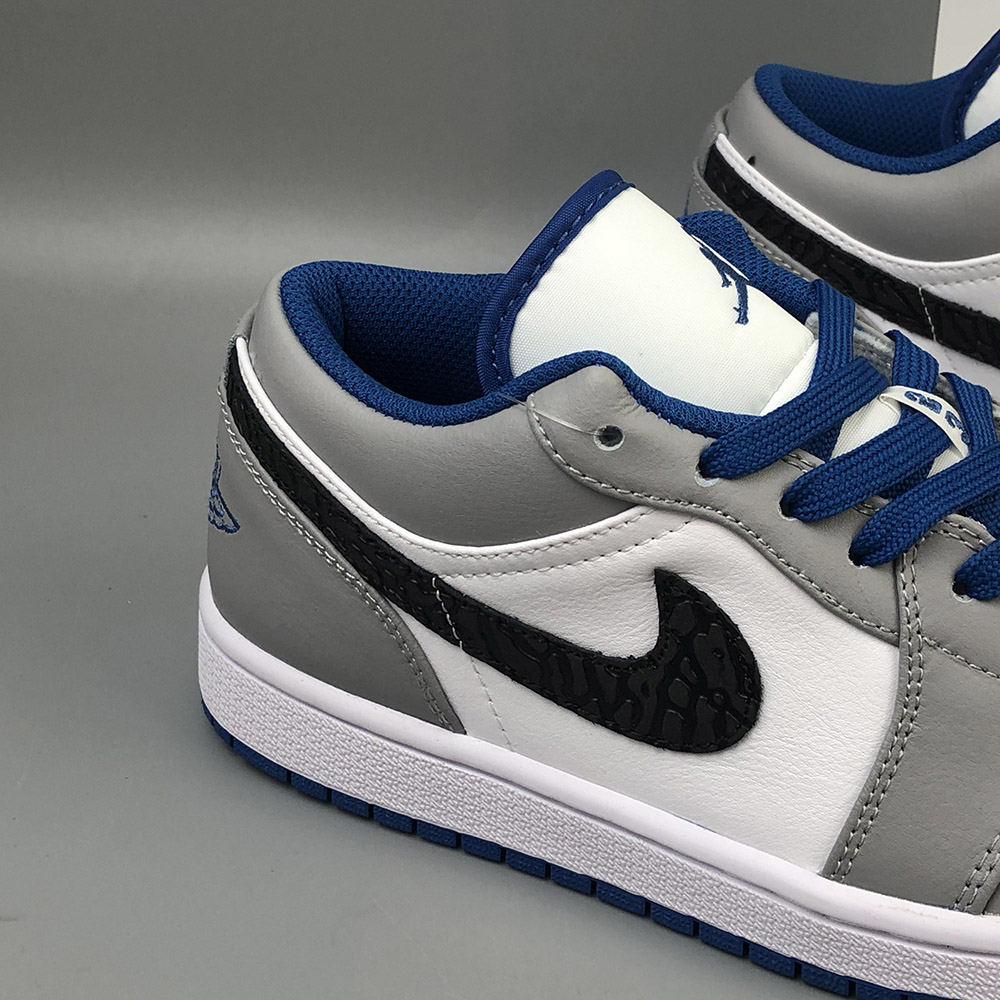 air jordan 1 low true blue cement