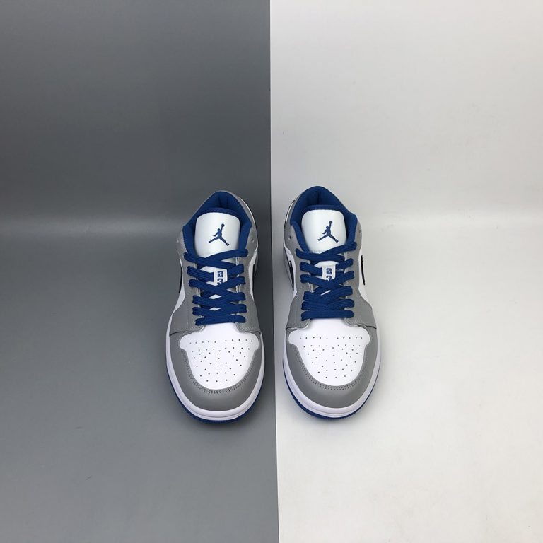 Air Jordan 1 Low White/True Blue-Cement Grey-Black For Sale â Sneaker Hello