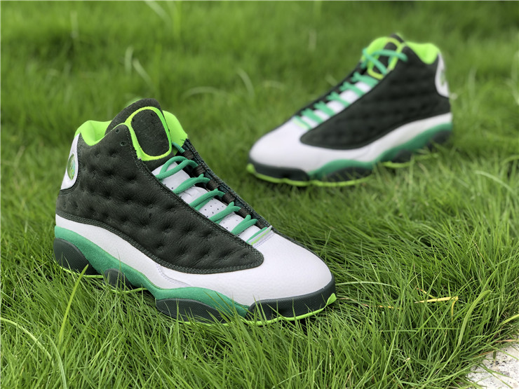 lime green jordan 13