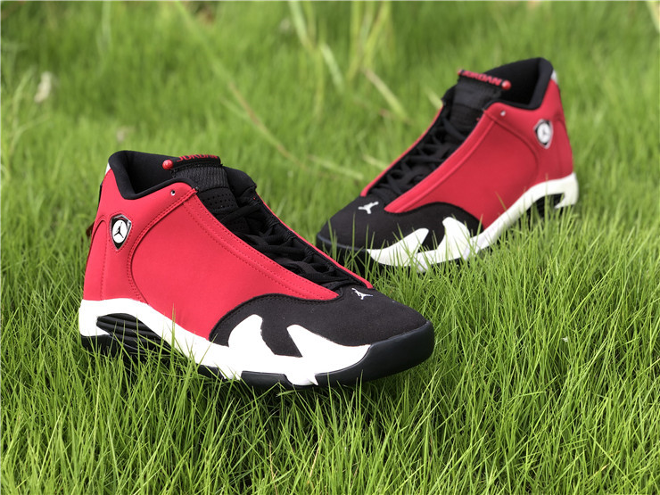 jordan 14 black gym red white off white