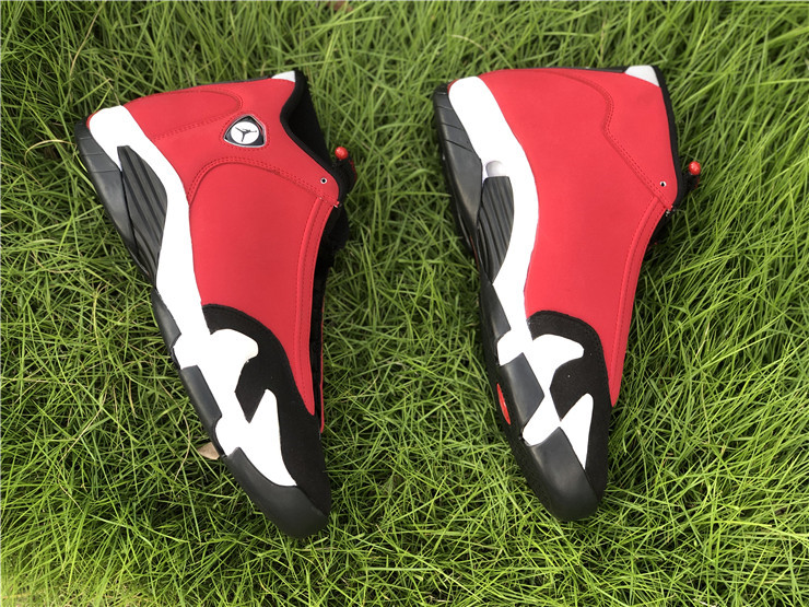 jordan 14 black gym red white off white