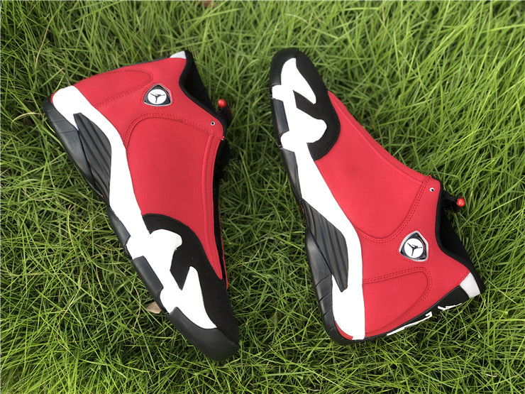 jordan 14 black gym red white off white