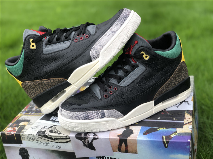 Air Jordan 3 Se Animal Instinct 2 0 Black White Gorge Green For Sale Fitforhealth