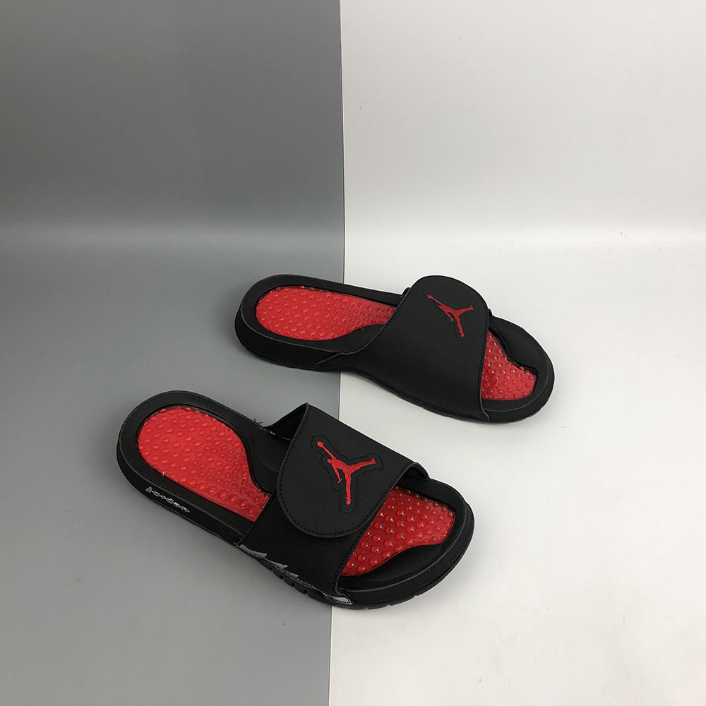 jordan sandals red