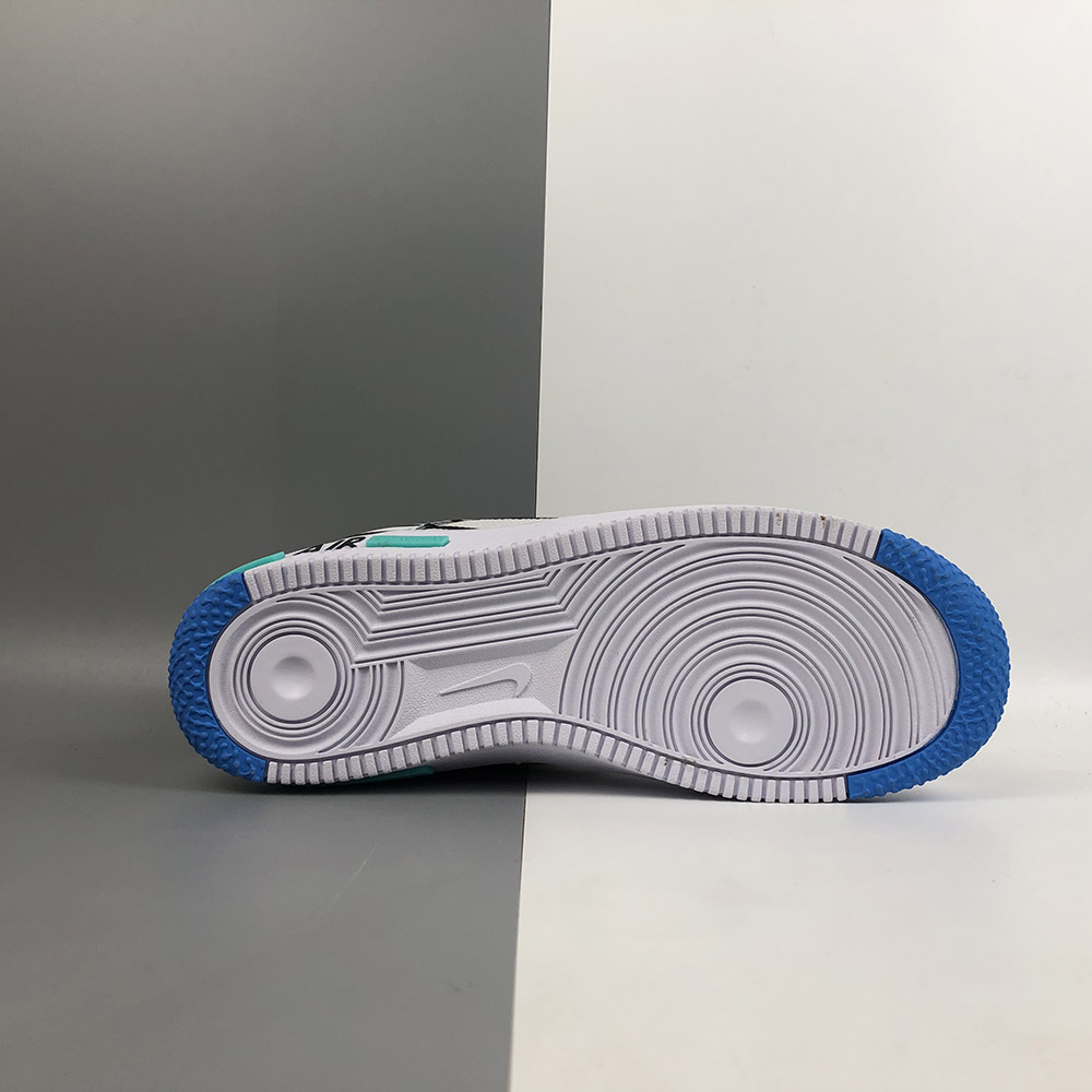 Nike-Air-Force-1-React-White-Black-Astronomy-Blue-Laser-Crimson-For-Sale-2