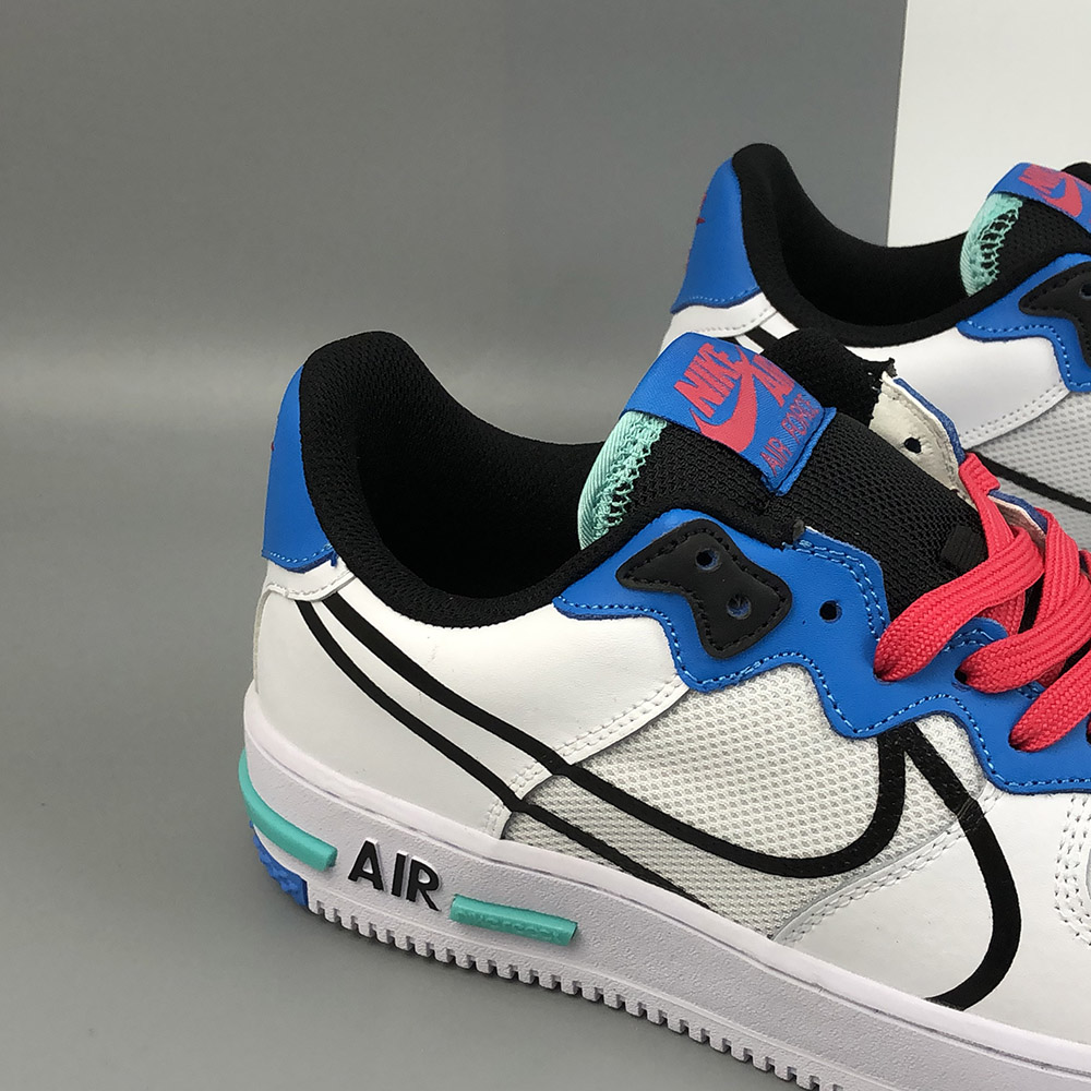 Nike-Air-Force-1-React-White-Black-Astronomy-Blue-Laser-Crimson-For-Sale-5