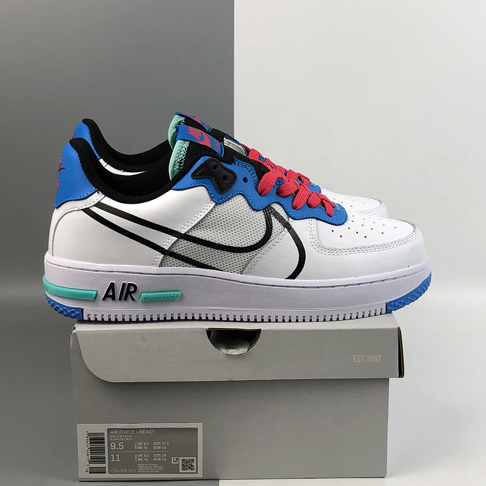 Nike Air Force 1 React Astronomy Blue 