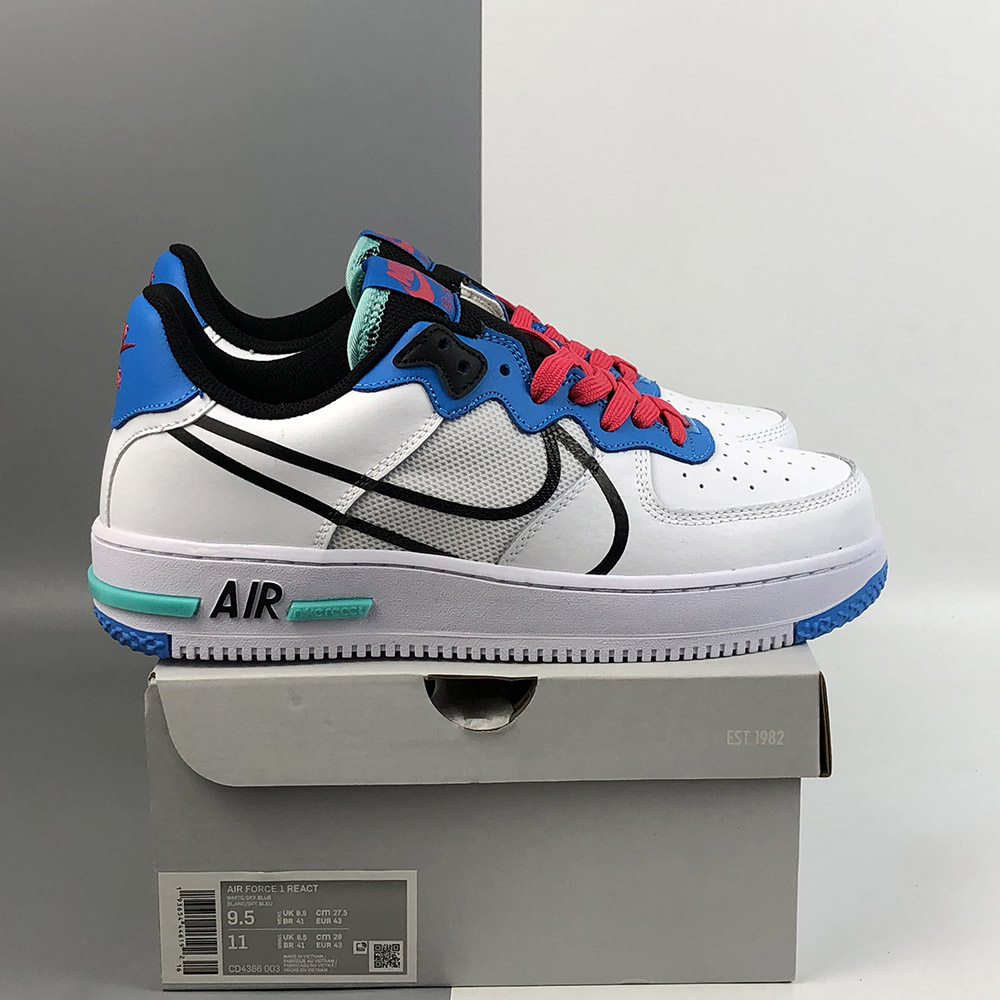 air force 1 react blue