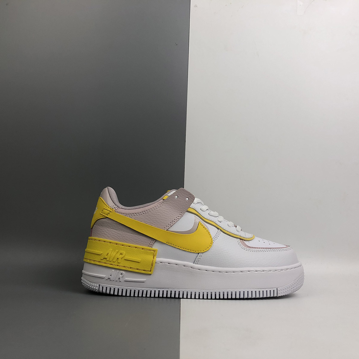 nike air force 1 shadow white yellow