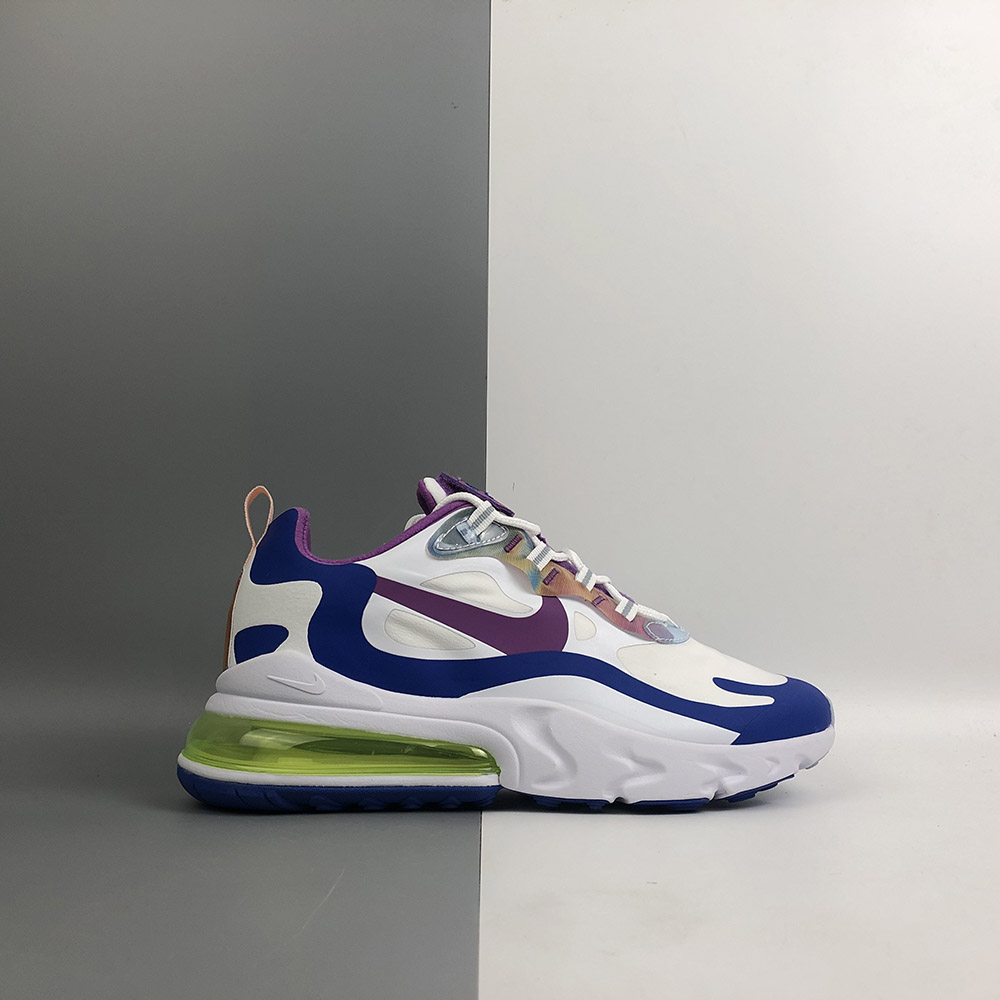 Nike Air Max 270 React Easter Hyper Blue Purple For Sale The Sole Line