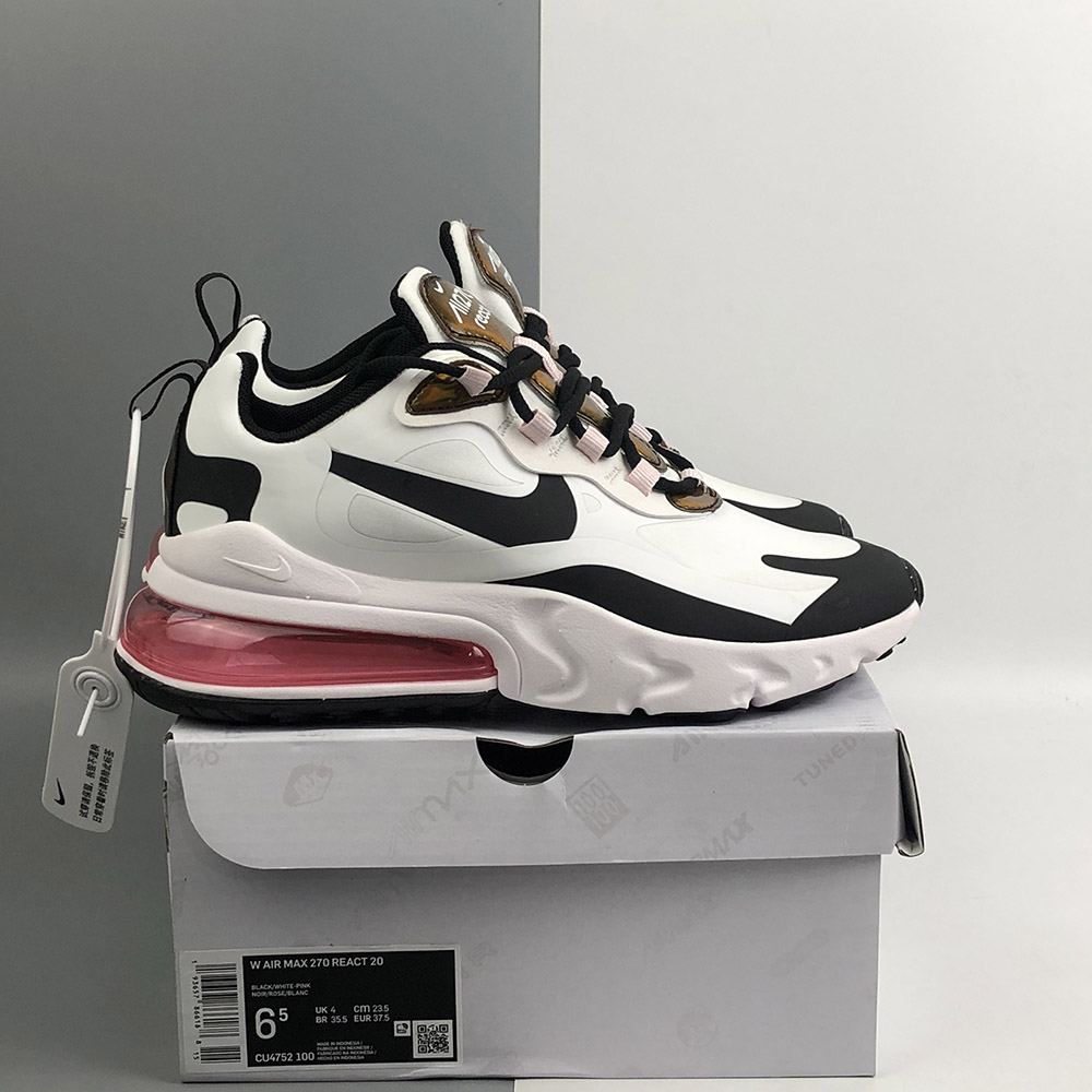 nike air max 270 react barely rose