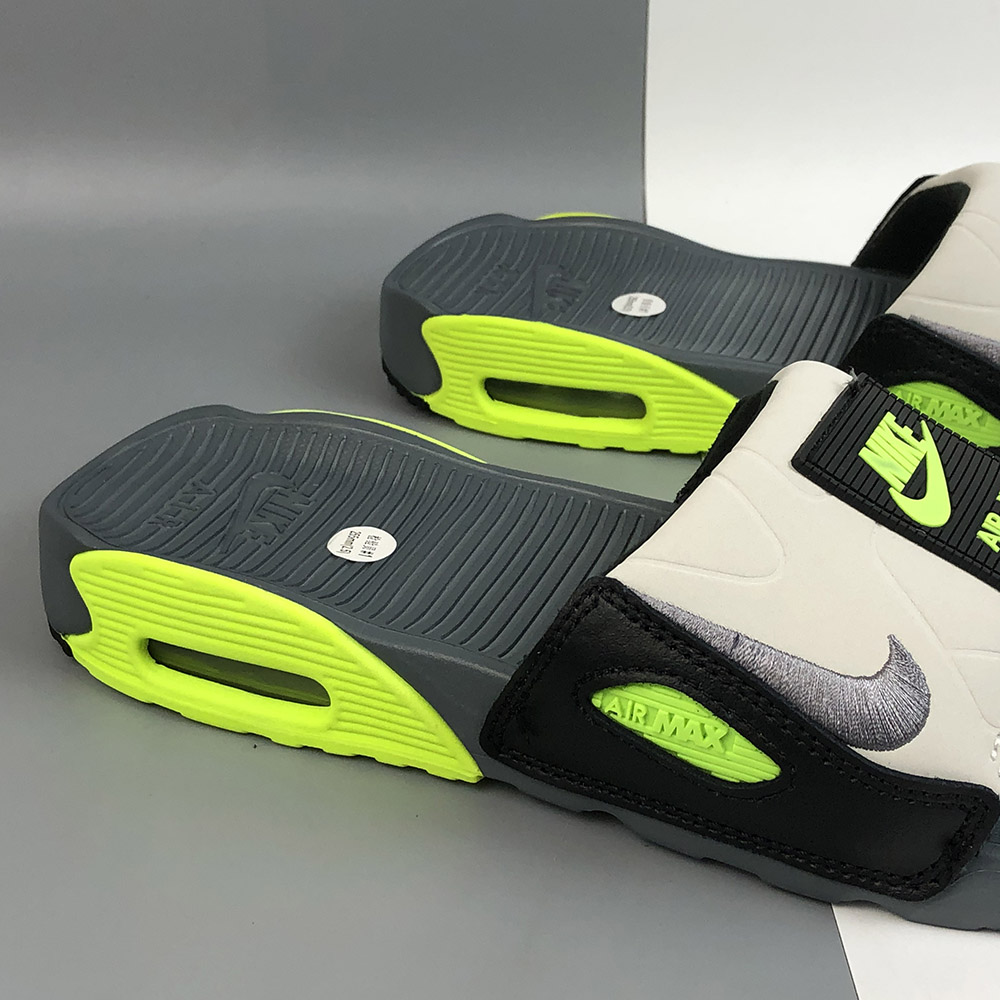 Nike Air Max 90 Slide Smoke Grey/Volt 