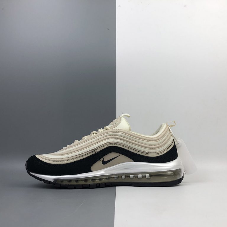 black and cream air max 97