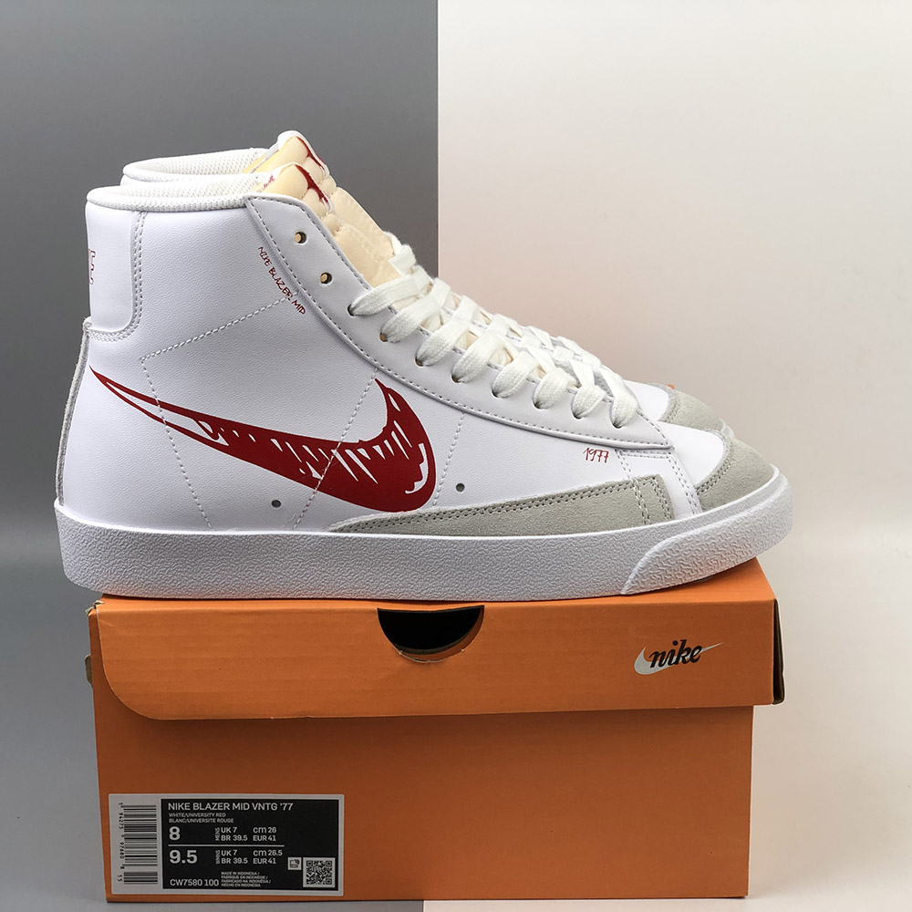 nike blazer mid sketch red