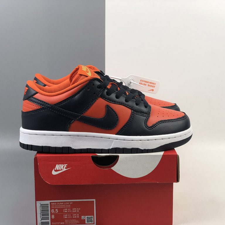 nike dunk low sp champ colors university orange marine