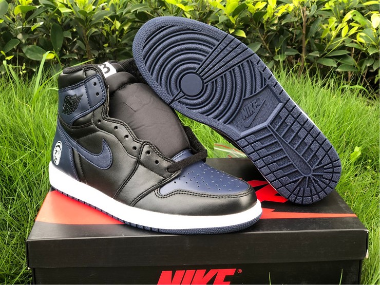 Spike Lee x Air Jordan 1 Retro High OG Midnight Navy/Black-White For Sale – The Sole Line