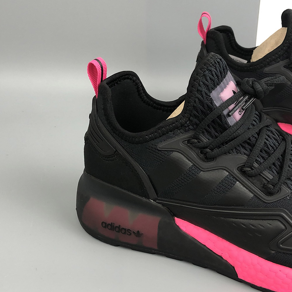 shoes black pink
