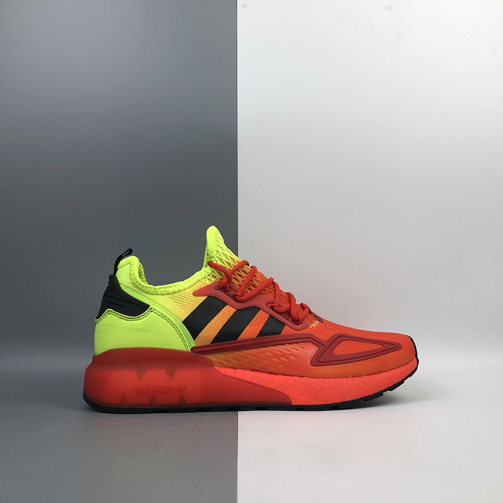 adidas ZX 2K Boost Shoes Solar Yellow/Cloud White/Hi-Res Red For Sale – The Sole Line