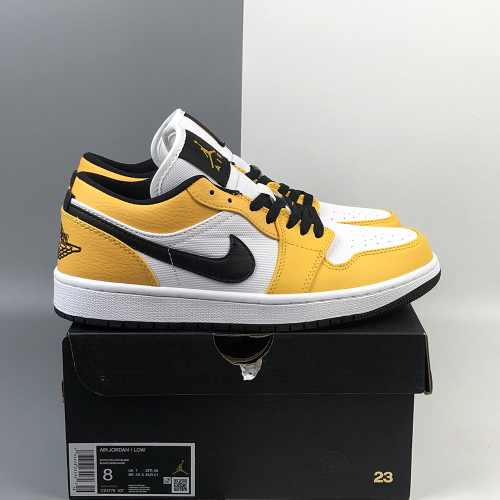 jordan 1 low orange and black