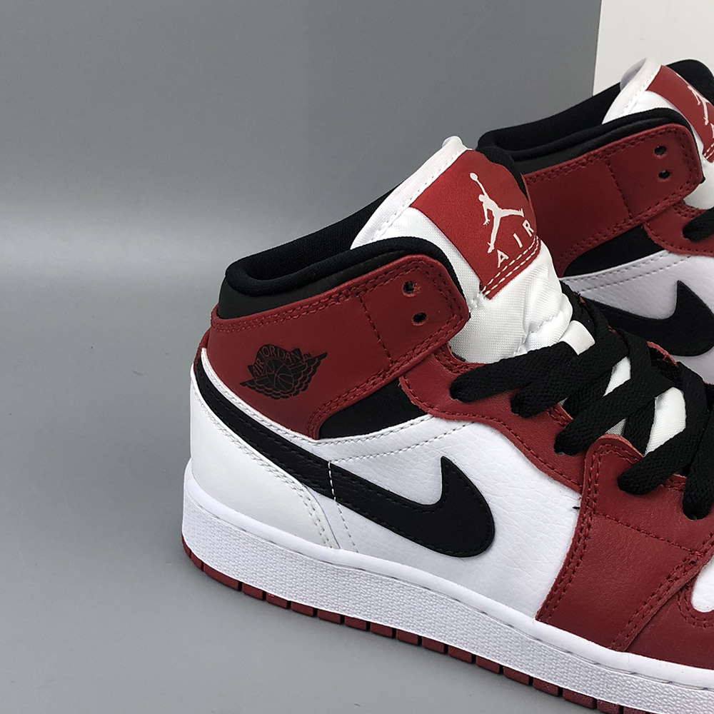 Air Jordan 1 Mid “Chicago” White/Gym Red-Black For Sale – The Sole ...