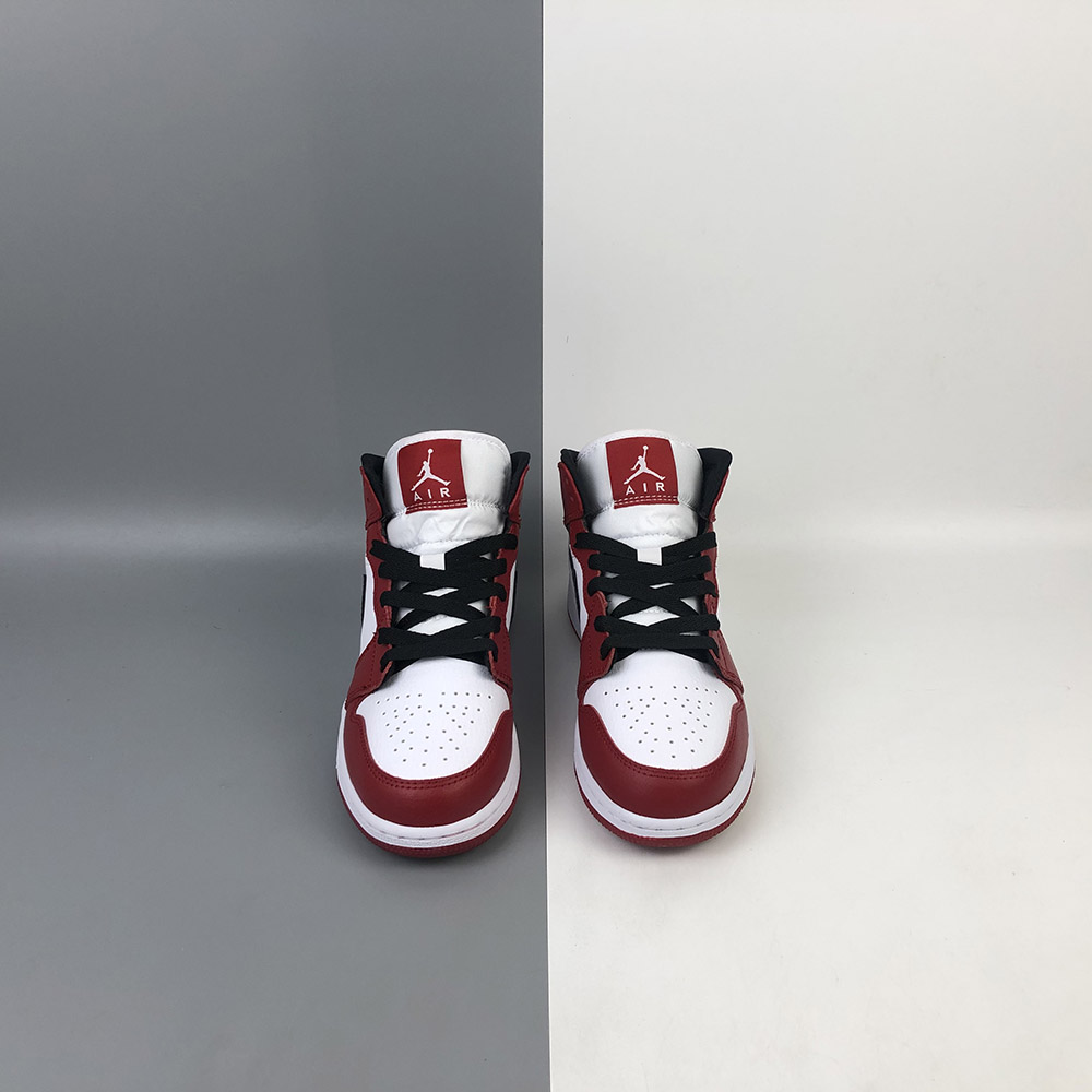 jordan 1 gym red white laces