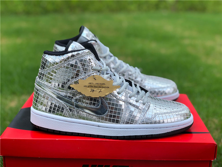Air-Jordan-1-Mid-Disco-Ball-Metallic-Silver-Black-White-For-Sale-5