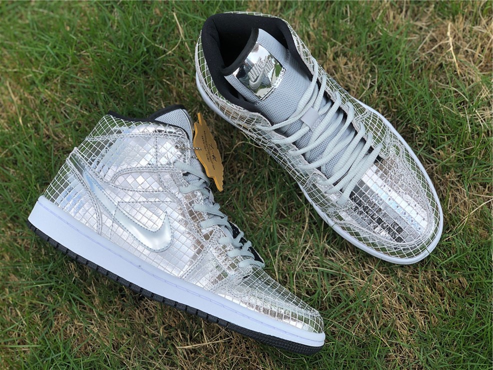 Air-Jordan-1-Mid-Disco-Ball-Metallic-Silver-Black-White-For-Sale-9