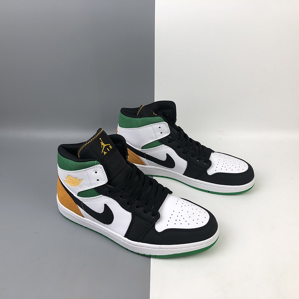 jordan 1 green black orange