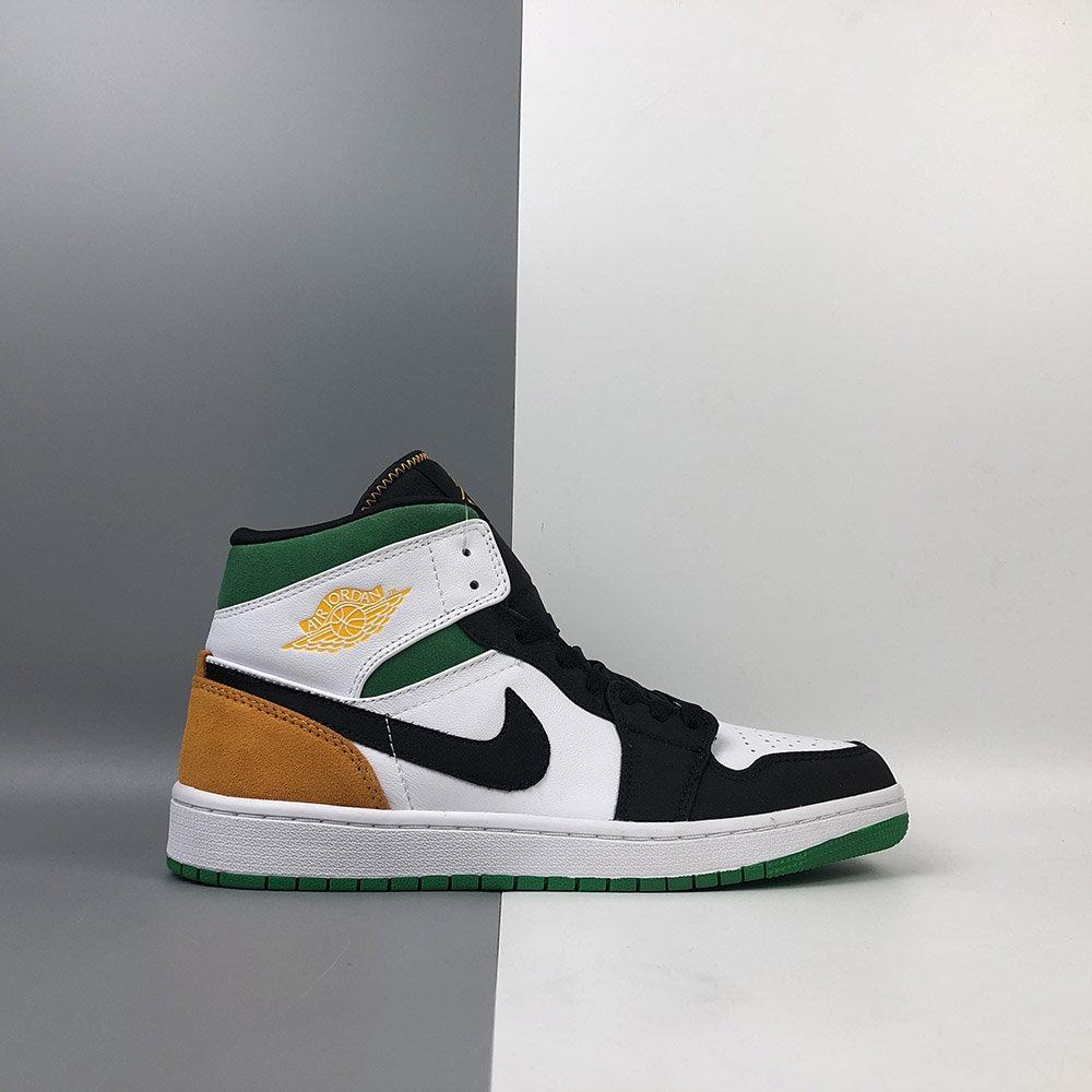 Jordan 1 green yellow black white hotsell