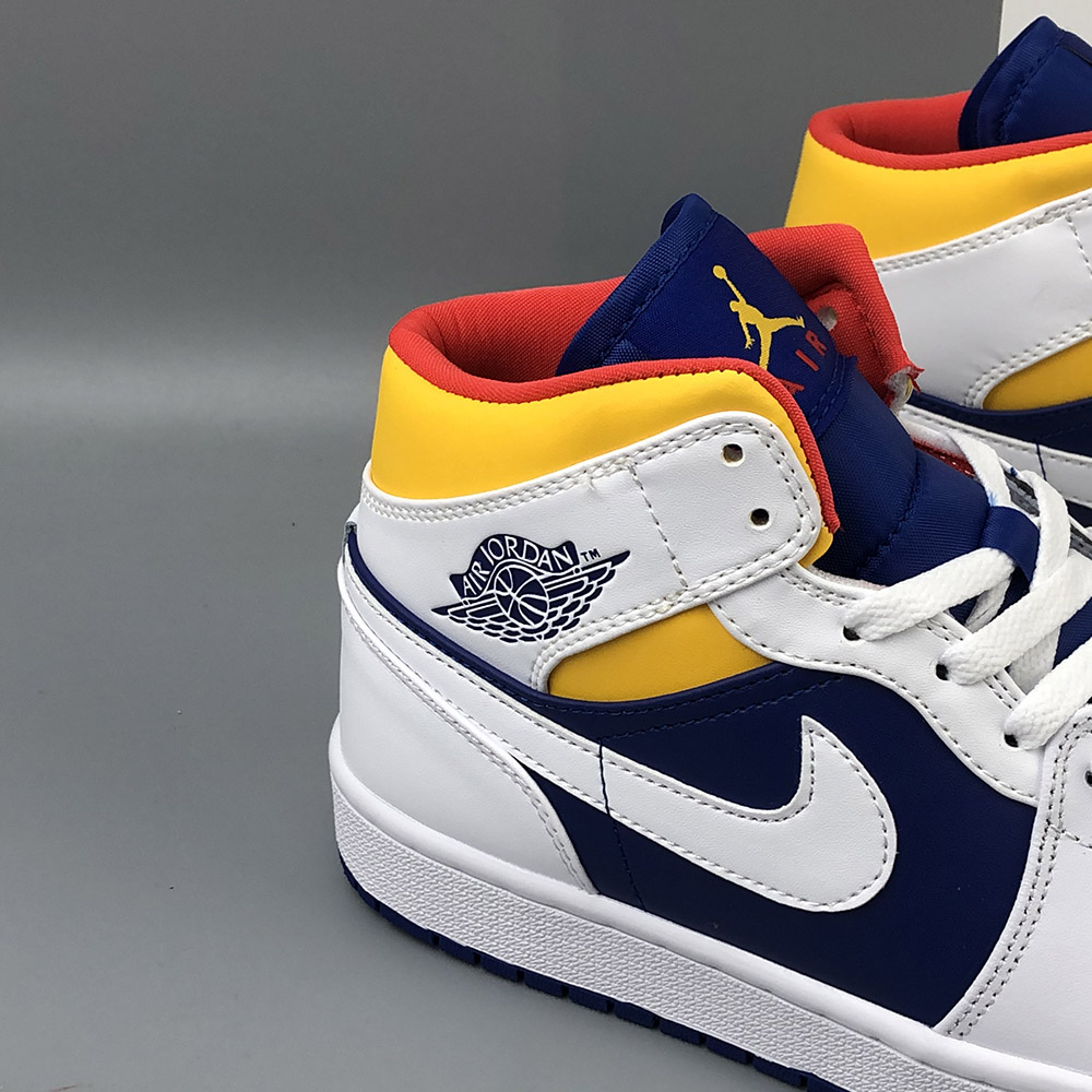 jordan 1 white laser orange deep royal blue