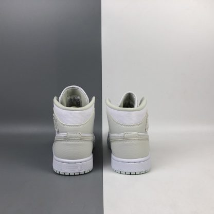 air jordan 1 mid spruce aura white