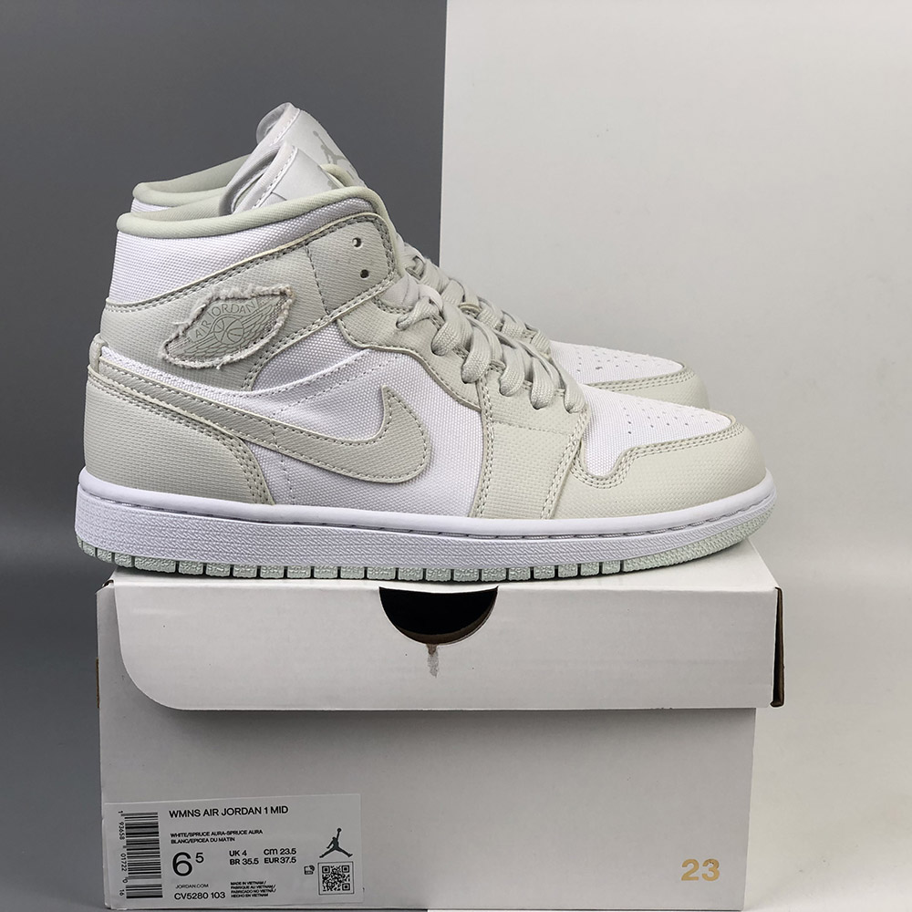 air jordan 1 mid spruce aura