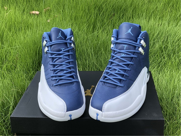 Air Jordan 12 'Indigo' Stone Blue/Legend Blue-Obsidian For Sale – Gtbanklr