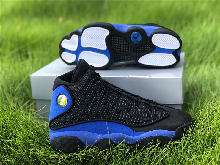 jordan 13 retro blue and black