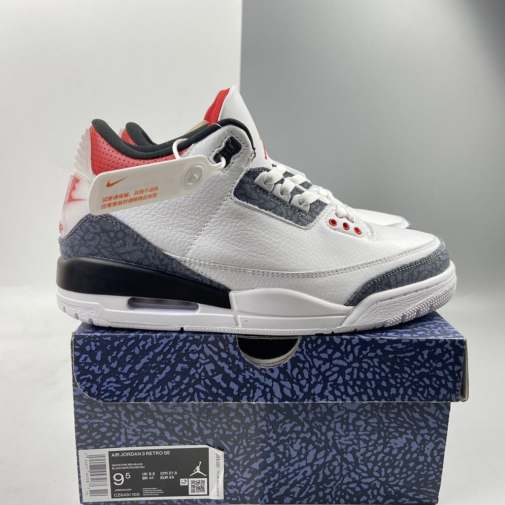 jordan 3 se white fire red