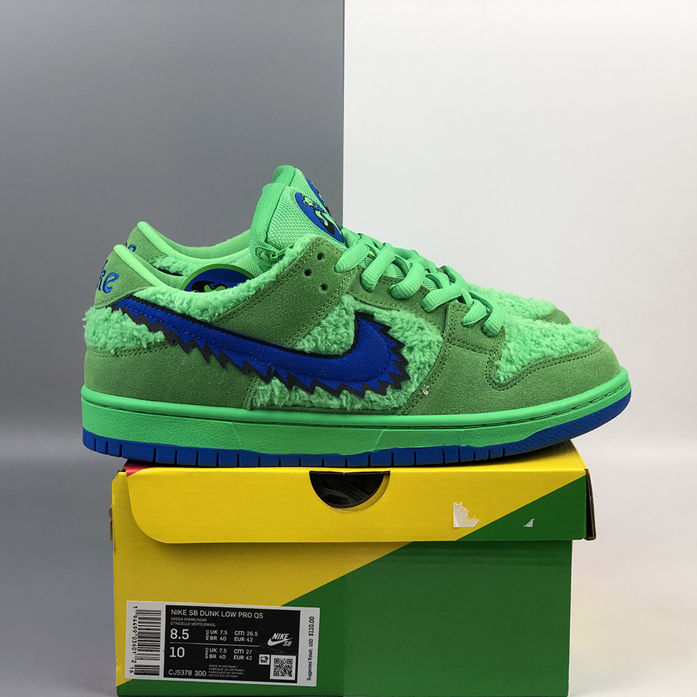 nike sb dunk low green bear