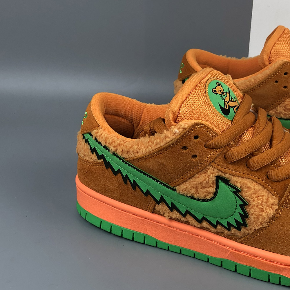 nike sb dunk grateful dead orange