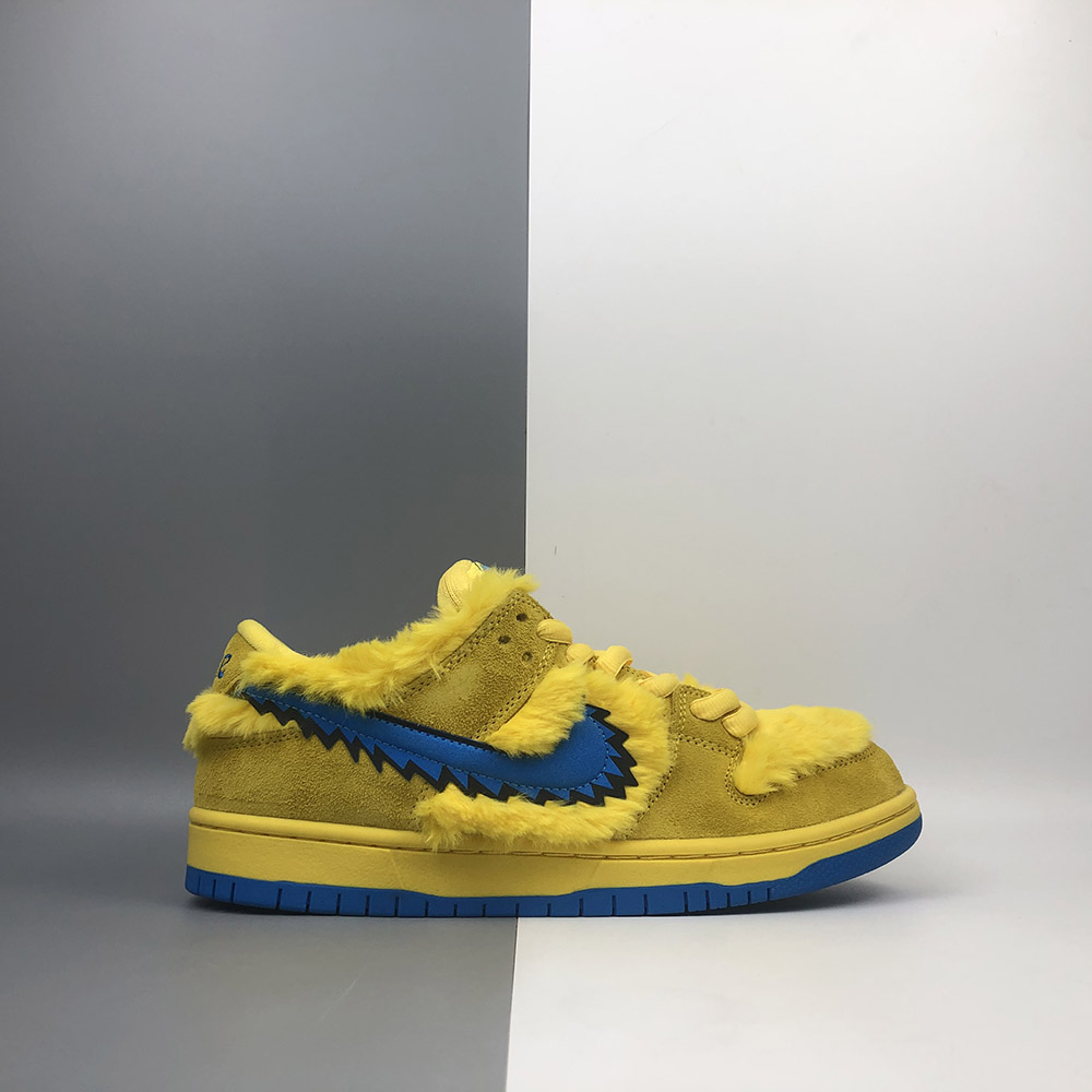 nike dunk blue and yellow