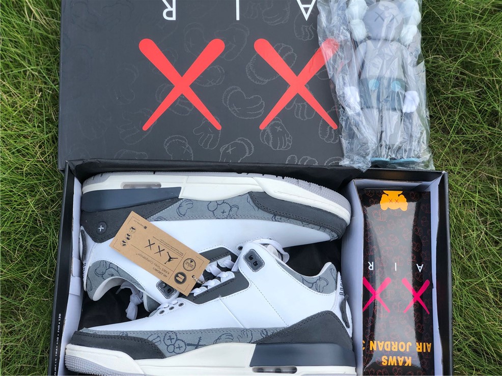 air jordan 3 x kaws