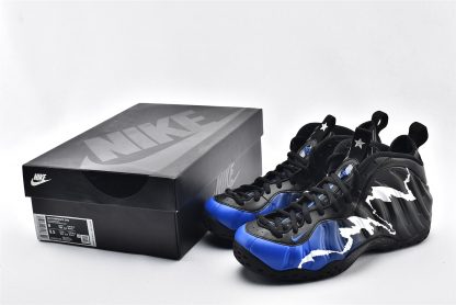 nike air foamposite one black game royal