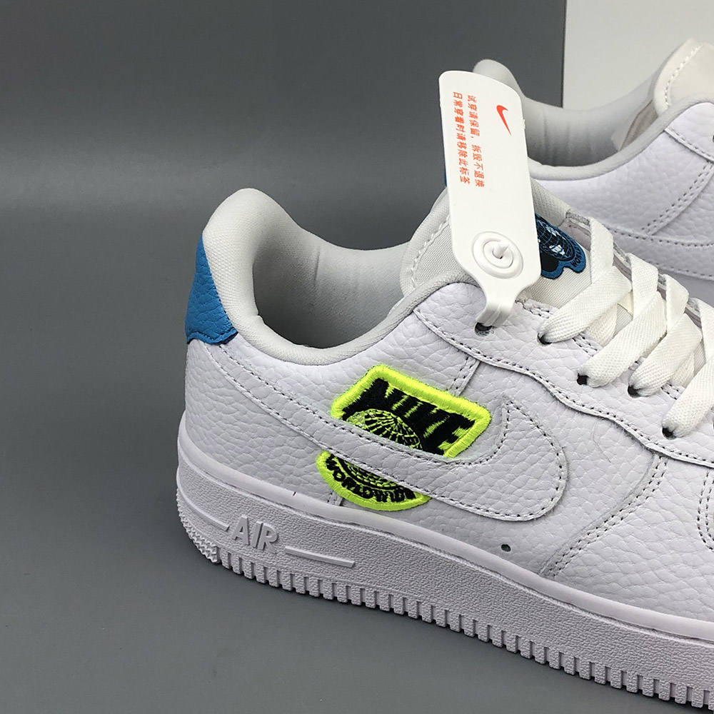 Nike Air Force 1 07 SE Worldwide White Volt For Sale – The Sole Line