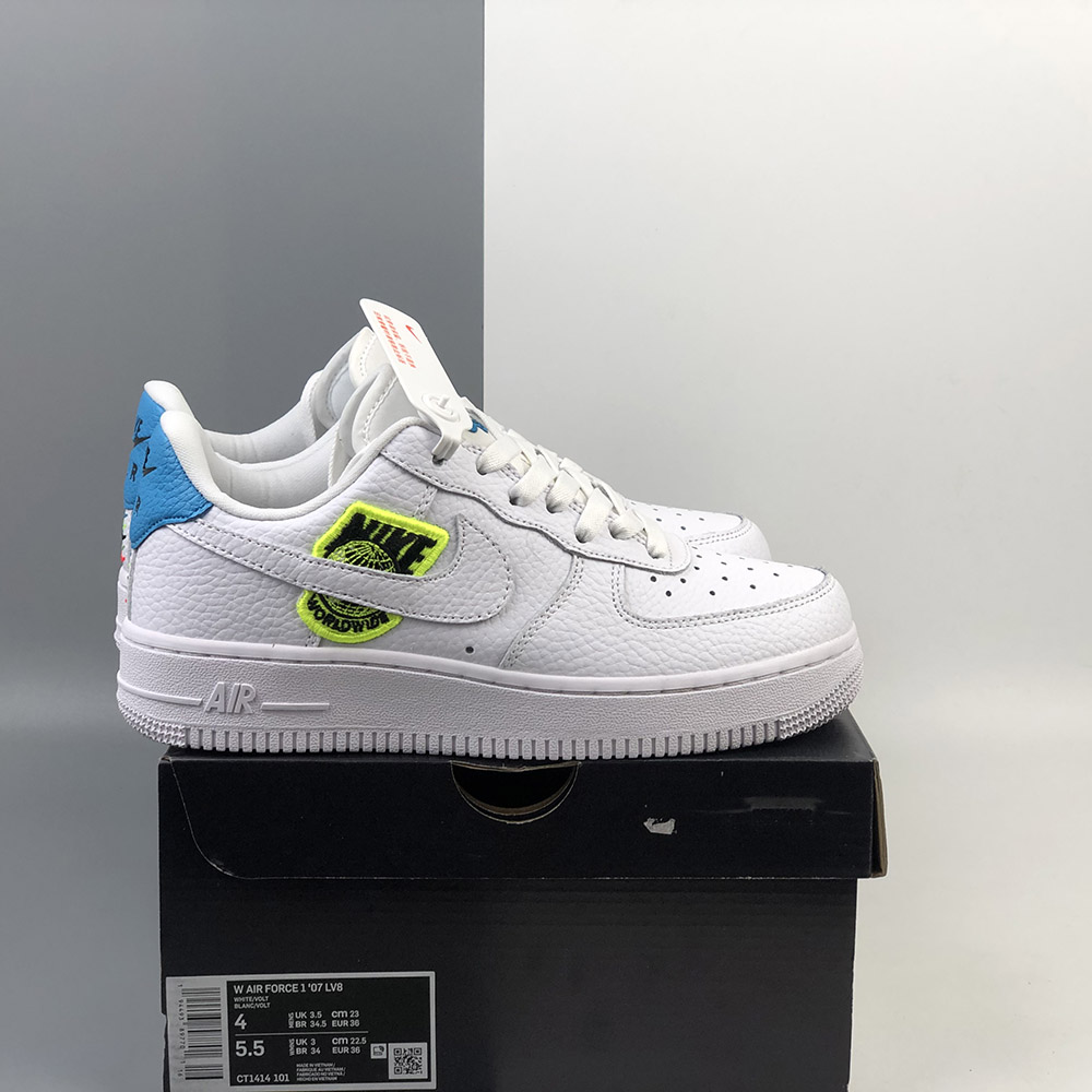 Nike-Air-Force-1-07-SE-Worldwide-White-Volt-For-Sale-8