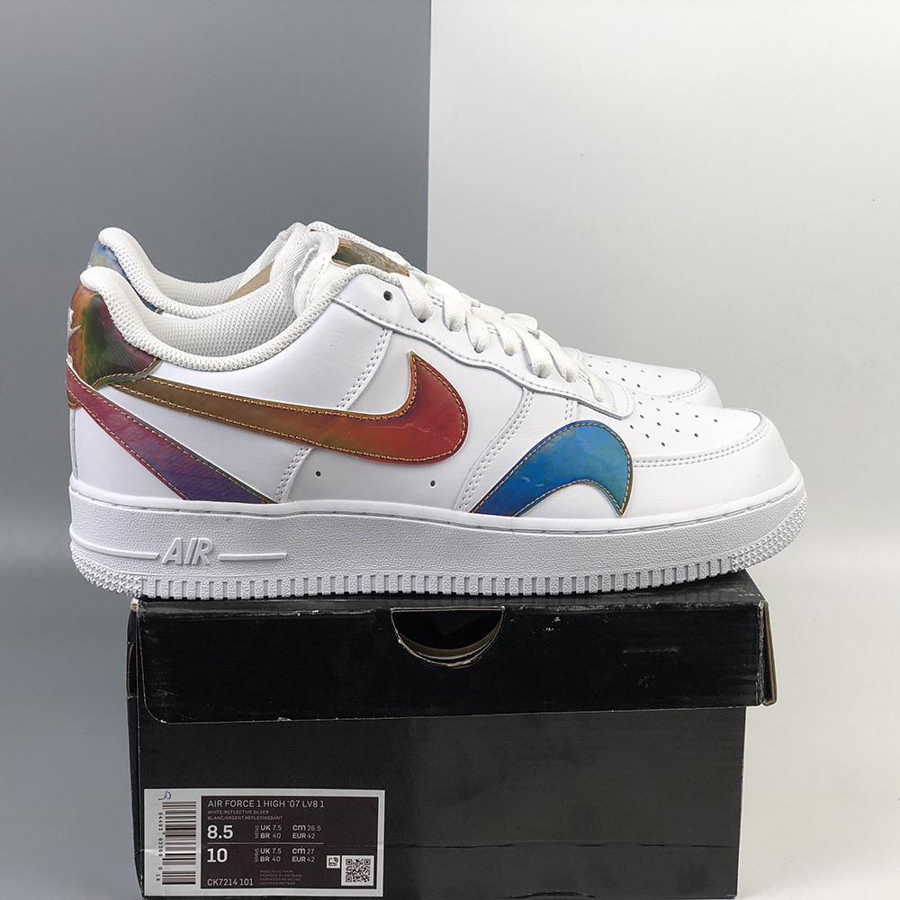 nike air force 1 swoosh white