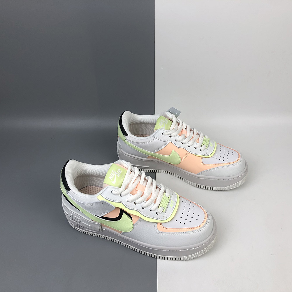 nike air force 1 shadow summit white barely volt crimson tint