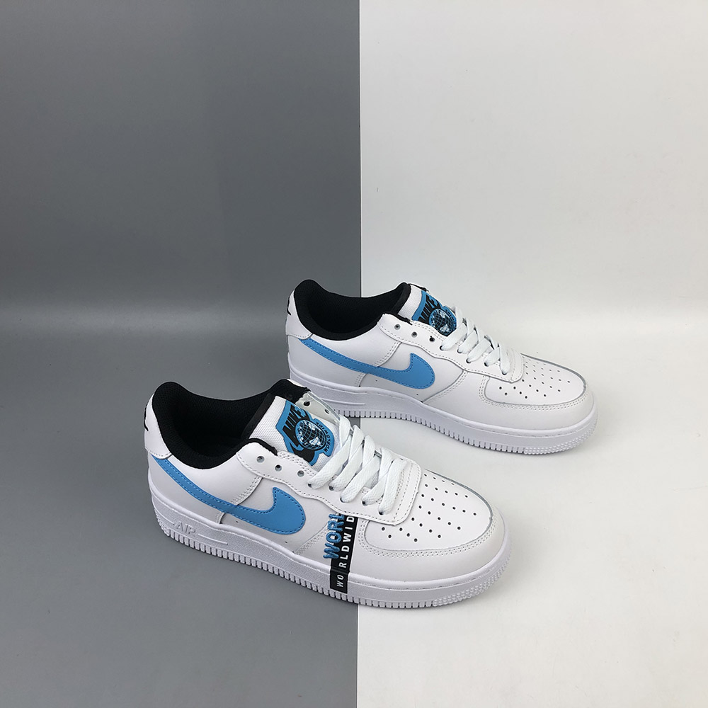 Nike Air Force 1 “Worldwide” White Blue For Sale The Sole Line